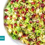 brussel sprout salad recipe served