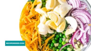 Pea Salad Recipe With Eggs Processing