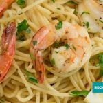 Serve Lemon Garlic Butter Shrimp Pasta