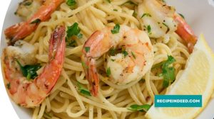 Serve Lemon Garlic Butter Shrimp Pasta